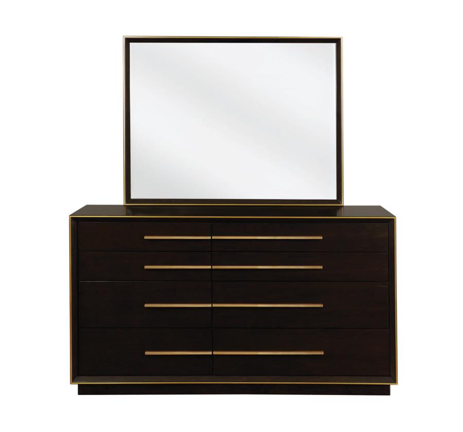 Durango Brown Dresser Mirror - furniture place usa