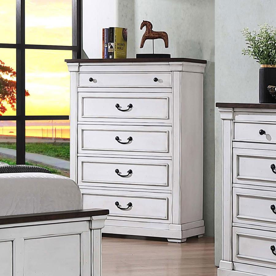 Hillcrest Ivory Chest - furniture place usa