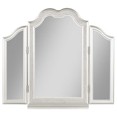 Evangeline Silver Vanity Mirror - furniture place usa