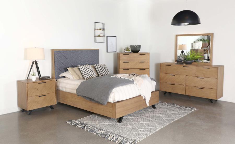 Taylor Grey Queen Bed - furniture place usa