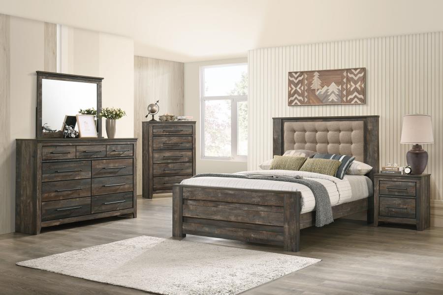 Ridgedale Brown Dresser - furniture place usa