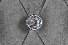 Antonella Grey California King Bed 5 Pc Set - furniture place usa