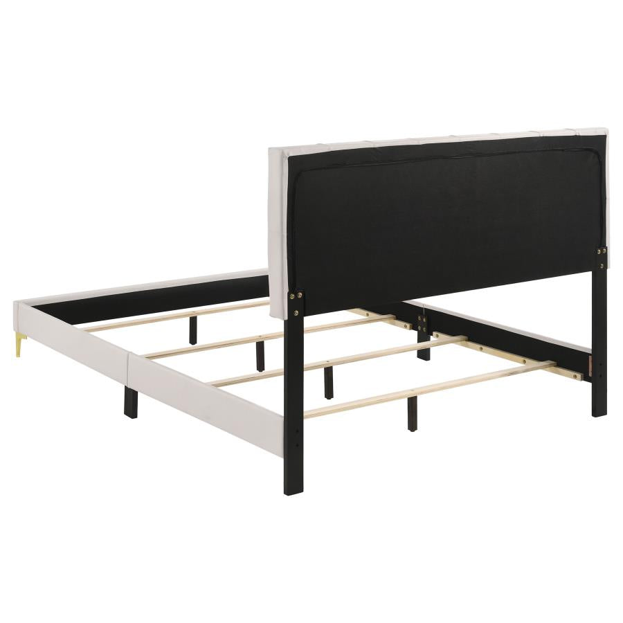 Kendall White Queen Bed - furniture place usa