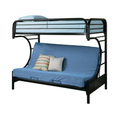 Montgomery Black Twin / Futon Bunk Bed - furniture place usa