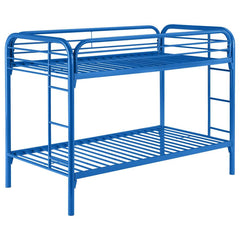 Morgan Blue Twin / Twin Bunk Bed - furniture place usa