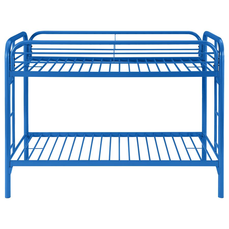 Morgan Blue Twin / Twin Bunk Bed - furniture place usa