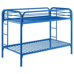 Morgan Blue Twin / Twin Bunk Bed - furniture place usa