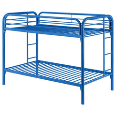 Morgan Blue Twin / Twin Bunk Bed - furniture place usa