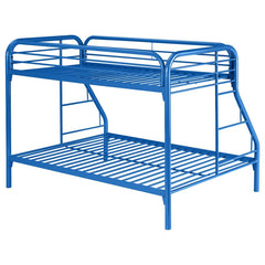 Morgan Blue Twin / Full Bunk Bed - furniture place usa