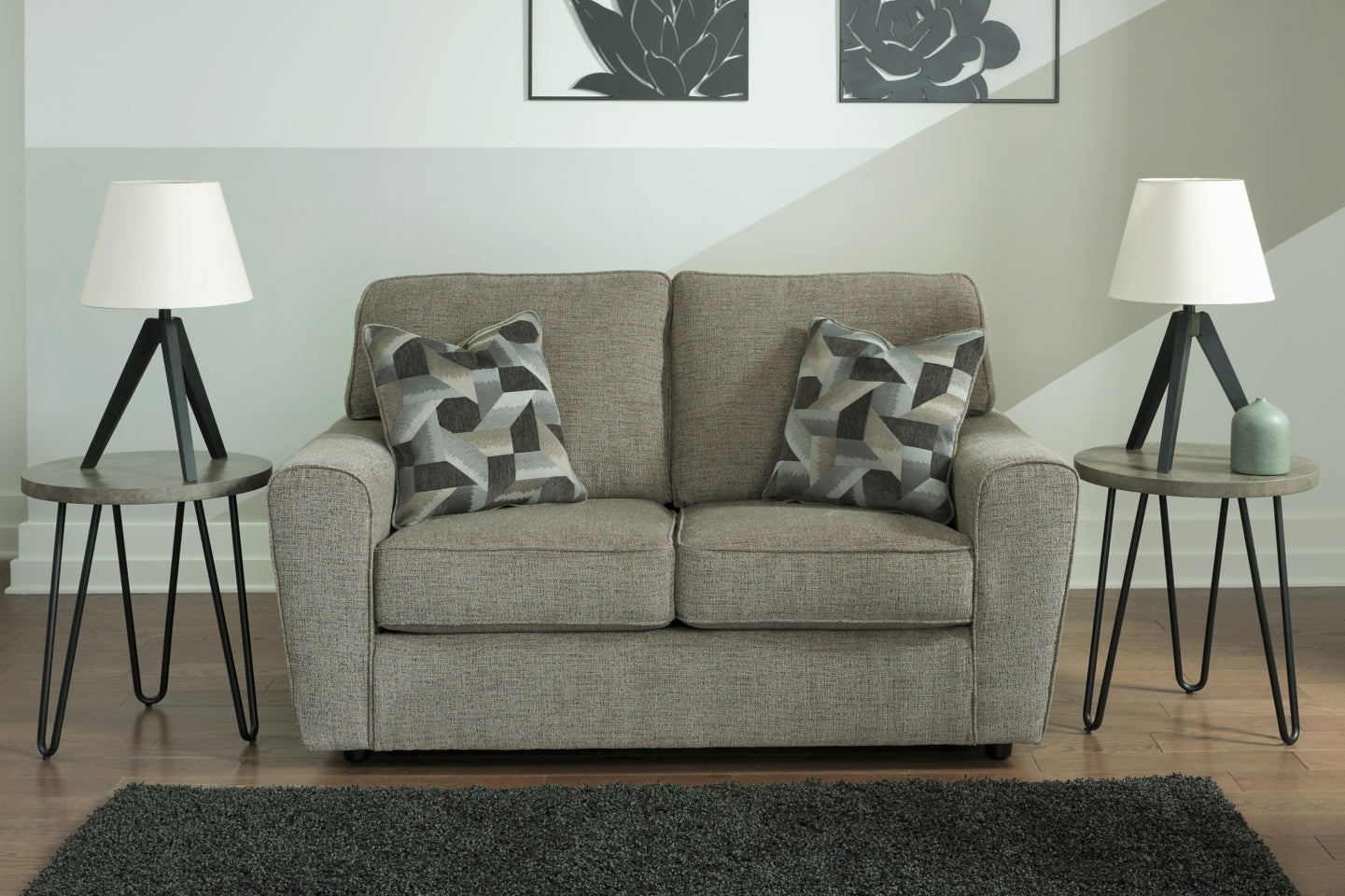 Cascilla Sofa, Loveseat, Chair and Ottoman - furniture place usa