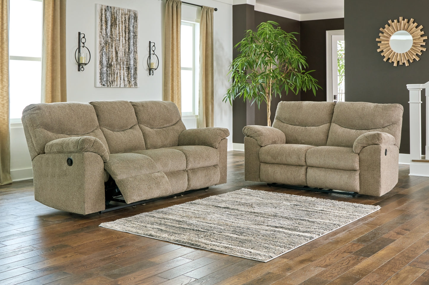 Alphons Sofa and Loveseat - furniture place usa