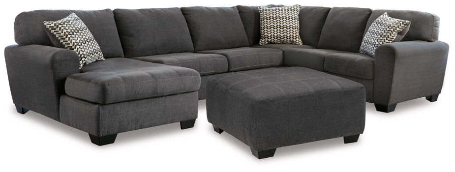 Ambee 3-Piece Sectional with Ottoman - PKG010934 - furniture place usa