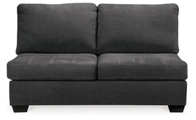 Ambee Armless Loveseat - furniture place usa