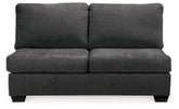 Ambee Armless Loveseat - furniture place usa
