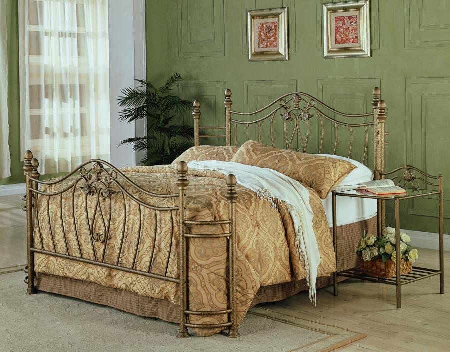 Sydney Gold Queen Headboard / Footboard - furniture place usa