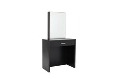 Harvey Brown Vanity Table & Mirror - furniture place usa
