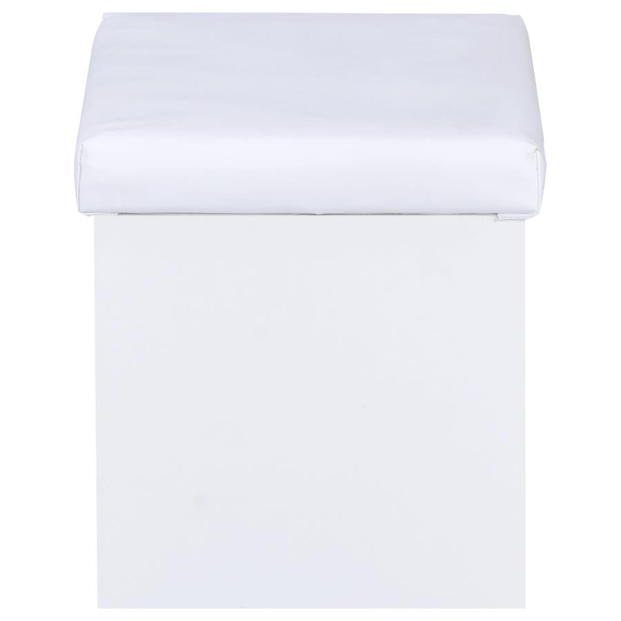 Harvey White Vanity Table & Mirror - furniture place usa