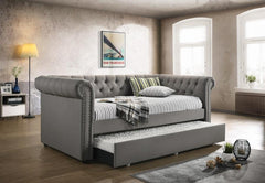 Kepner Grey Twin Daybed W/ Trundle - furniture place usa
