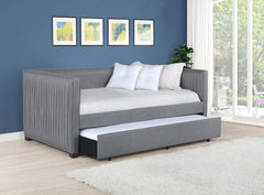 Brodie Grey Twin Daybed W/ Trundle - furniture place usa