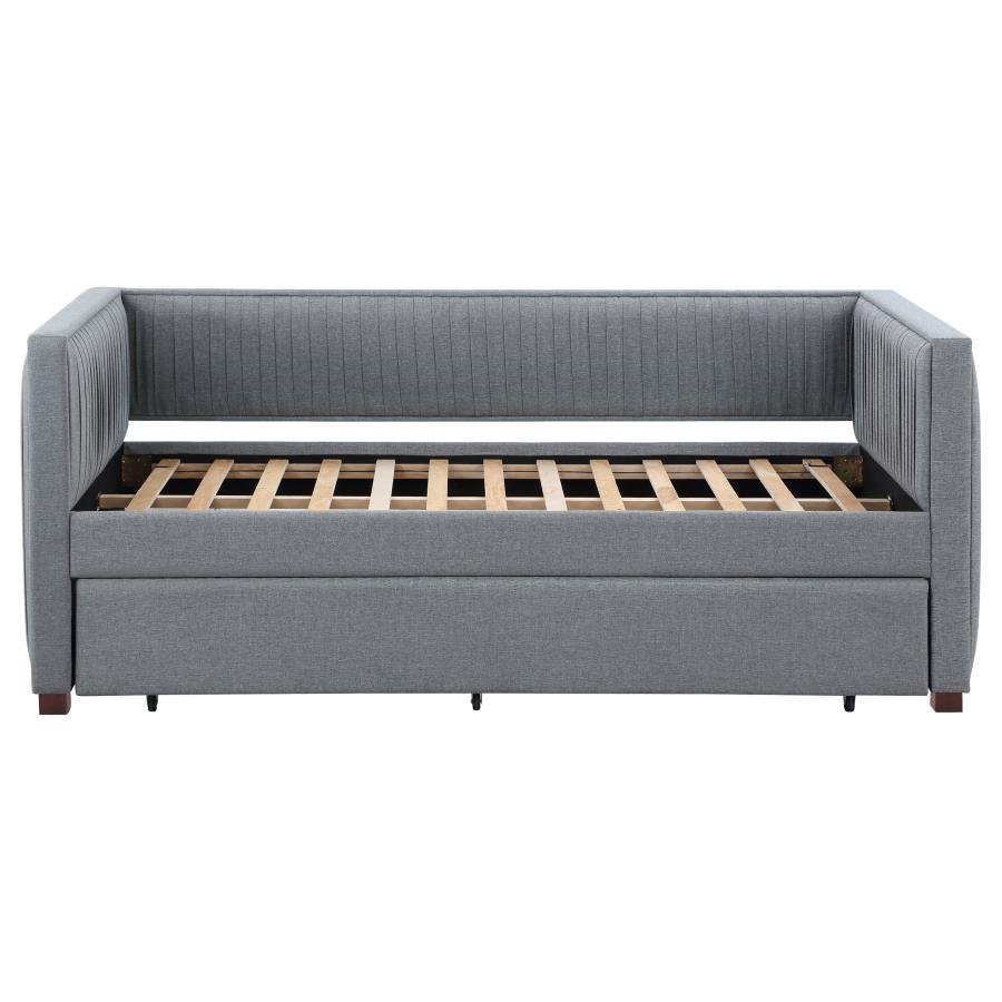 Brodie Grey Twin Daybed W/ Trundle - furniture place usa