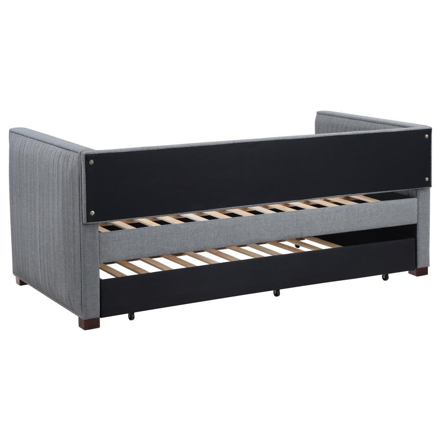 Brodie Grey Twin Daybed W/ Trundle - furniture place usa