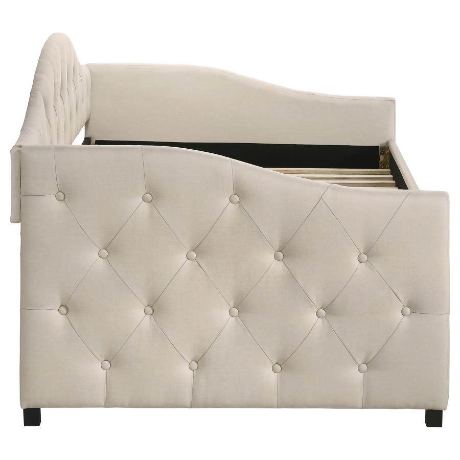 Sadie Beige Twin Daybed W/ Trundle - furniture place usa