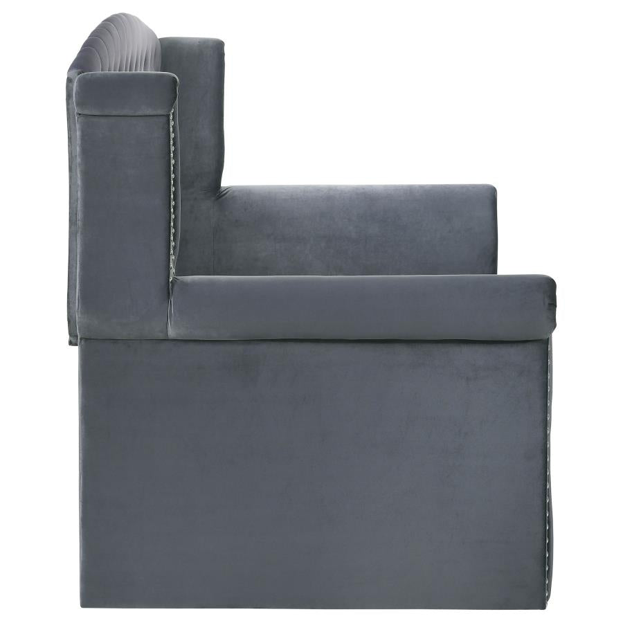 Scarlett Grey Twin Daybed W/ Trundle - furniture place usa