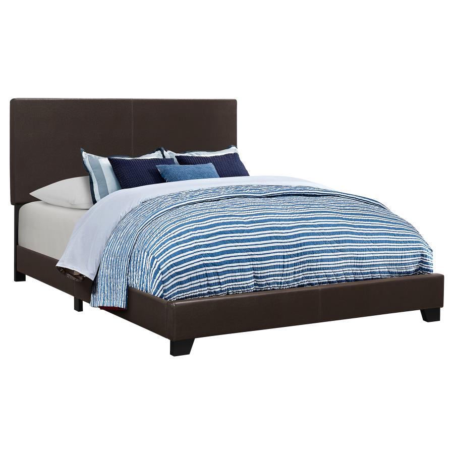 Dorian Brown Queen Bed - furniture place usa