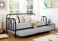 Marina Black Twin Daybed W/ Trundle - furniture place usa