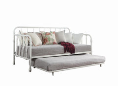 Marina White Twin Daybed W/ Trundle - furniture place usa