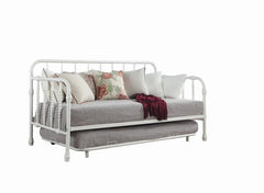 Marina White Twin Daybed W/ Trundle - furniture place usa
