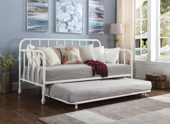 Marina White Twin Daybed W/ Trundle - furniture place usa
