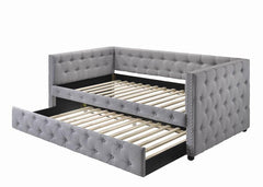 Mockern Grey Twin Daybed W/ Trundle - furniture place usa