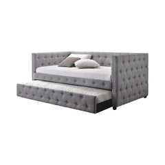 Mockern Grey Twin Daybed W/ Trundle - furniture place usa