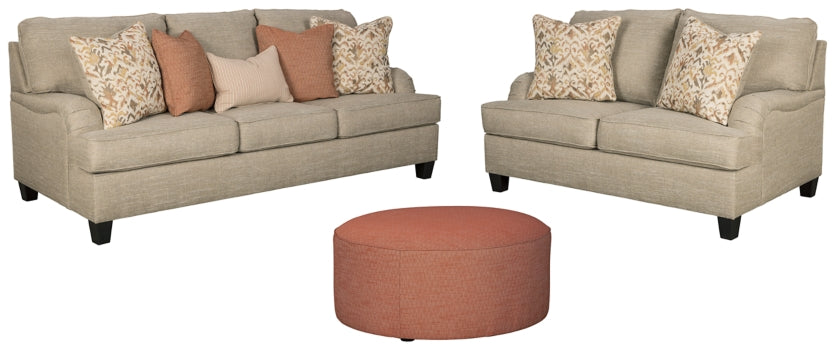 Almanza Sofa, Loveseat and Ottoman - furniture place usa