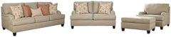 Almanza Sofa, Loveseat, Chair and Ottoman - furniture place usa
