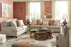 Almanza Sofa, Loveseat, Chair and Ottoman - furniture place usa