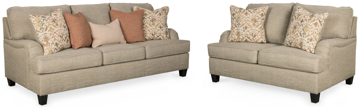 Almanza Sofa and Loveseat - furniture place usa