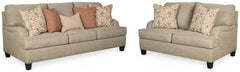 Almanza Sofa and Loveseat - furniture place usa