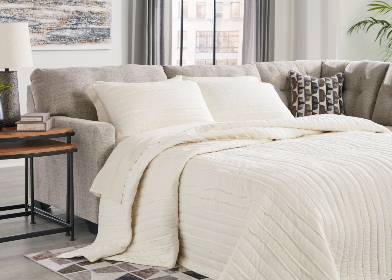 Mahoney 2-Piece Sleeper Sectional with Chaise - 31004S4 - furniture place usa