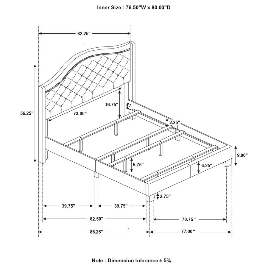 Sonoma Grey Eastern King Bed - furniture place usa