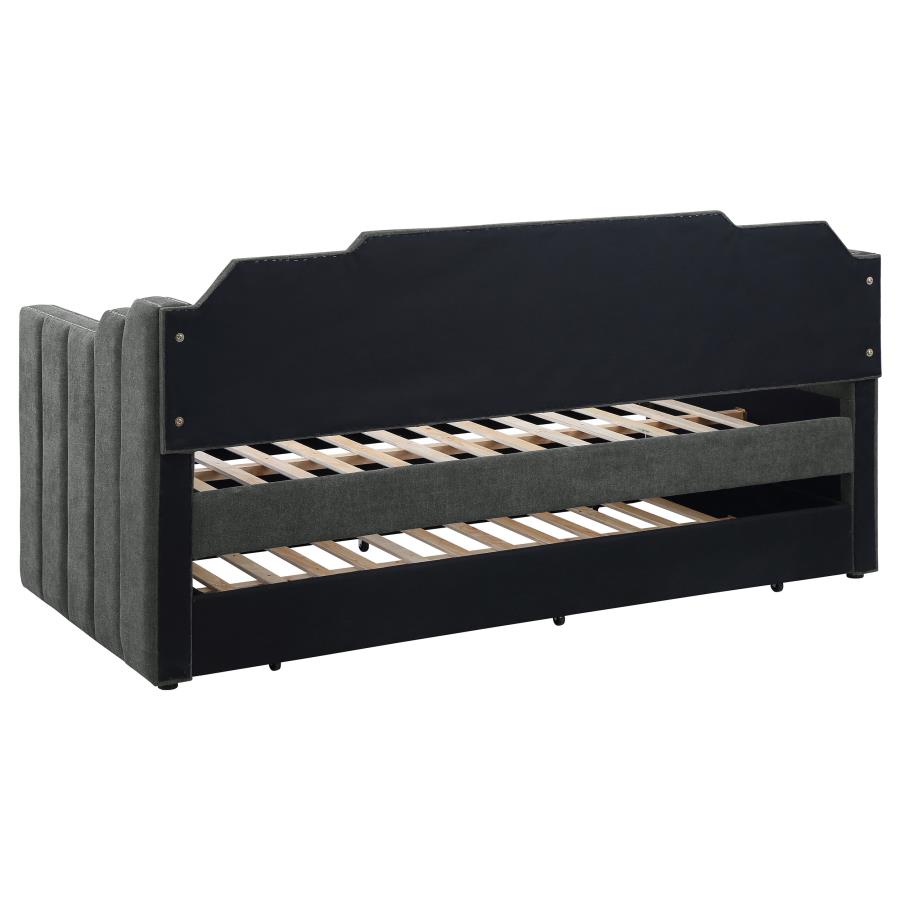 Kingston Grey Twin Daybed W/ Trundle - furniture place usa