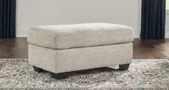 Vayda Ottoman - furniture place usa