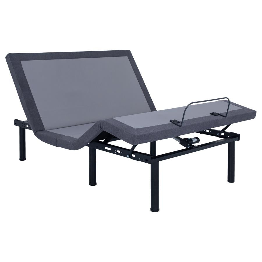 Negan Grey California King Adjustable Bed Base - furniture place usa