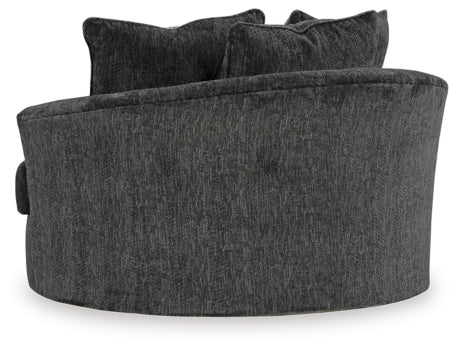 Biddeford Oversized Swivel Accent Chair - furniture place usa