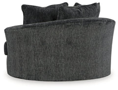 Biddeford Oversized Swivel Accent Chair - furniture place usa