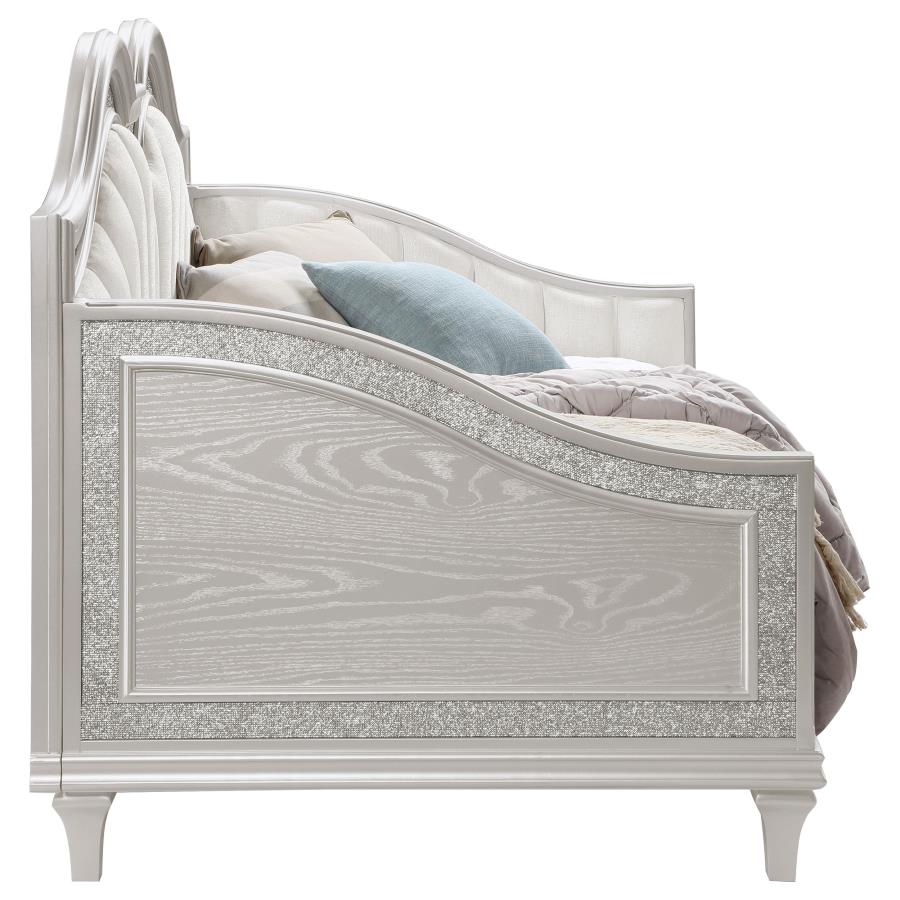 Evangeline Ivory Twin Daybed - furniture place usa
