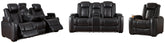 Party Time Power Reclining Sofa and Loveseat with Power Recliner - furniture place usa