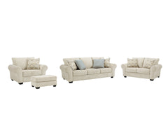 Haisley Sofa, Loveseat, Chair and Ottoman - furniture place usa