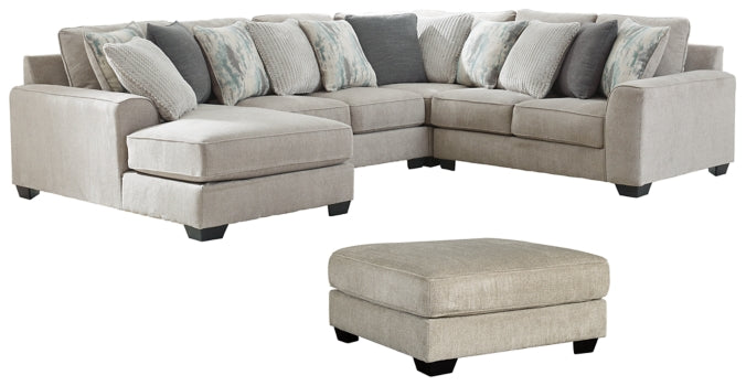 Ardsley 4-Piece Sectional with Ottoman - PKG001220 - furniture place usa